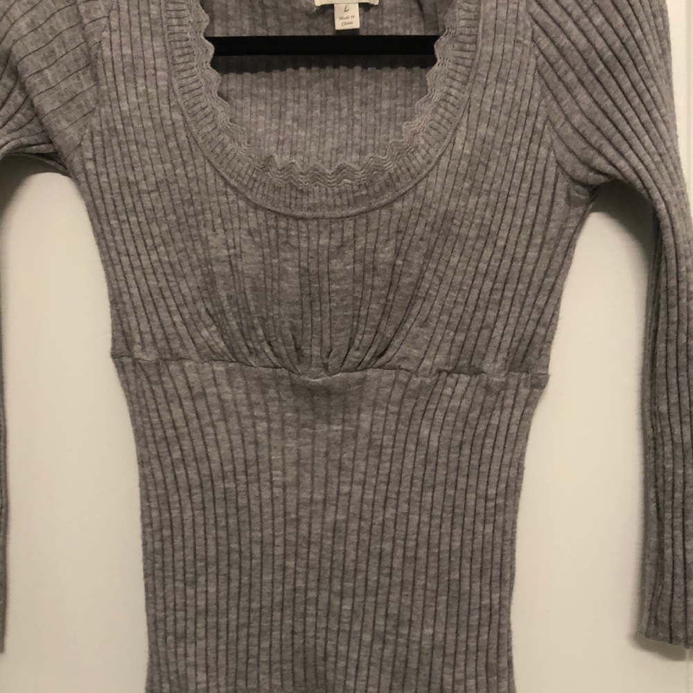Long sleeve cotton dress tee